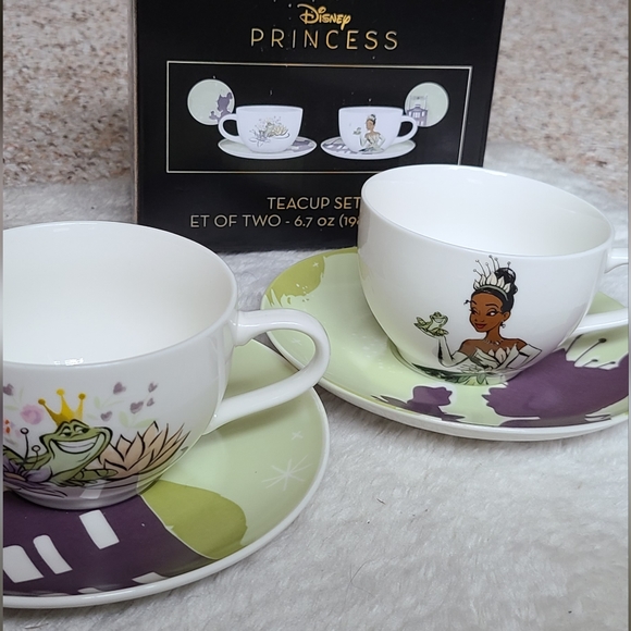 Disney Kitchen Disney Tiana Tea Cup And Saucer Set Poshmark